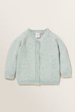 Knitted Raglan Cardigan  Snap Pea  hi-res