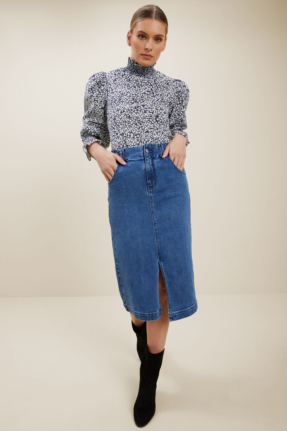 Floral Frill Blouse  Ditsy Floral