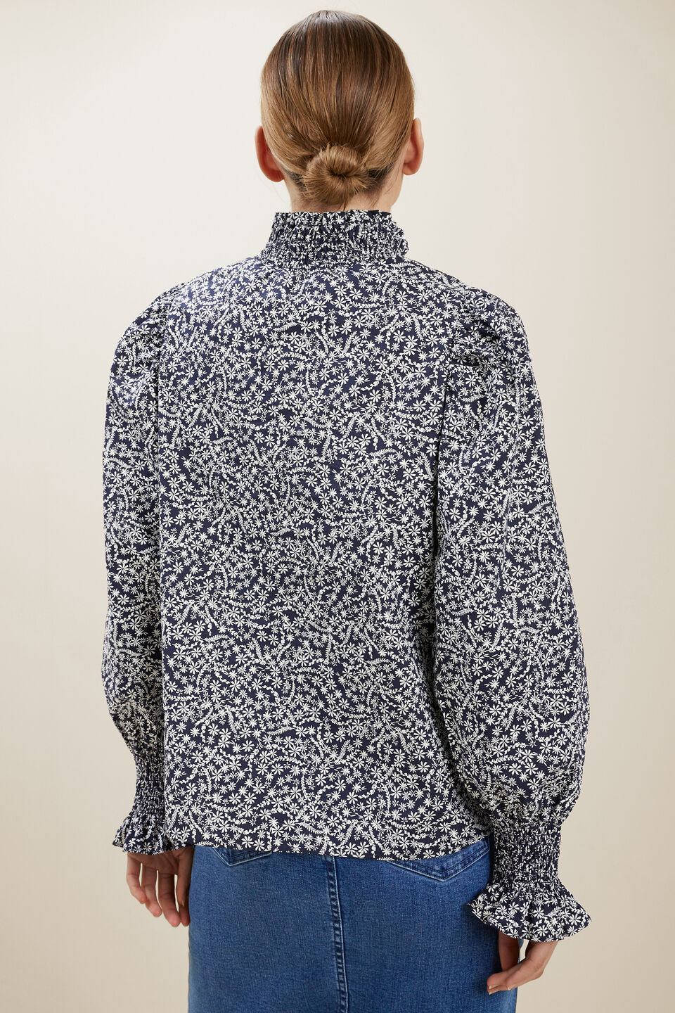 Floral Frill Blouse  Ditsy Floral