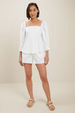 Sustainable Cotton Blouse  Whisper White  hi-res