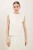 Leather Top  Pebble Cream  hi-res