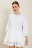 Cheesecloth Smock Top  Whisper White  hi-res