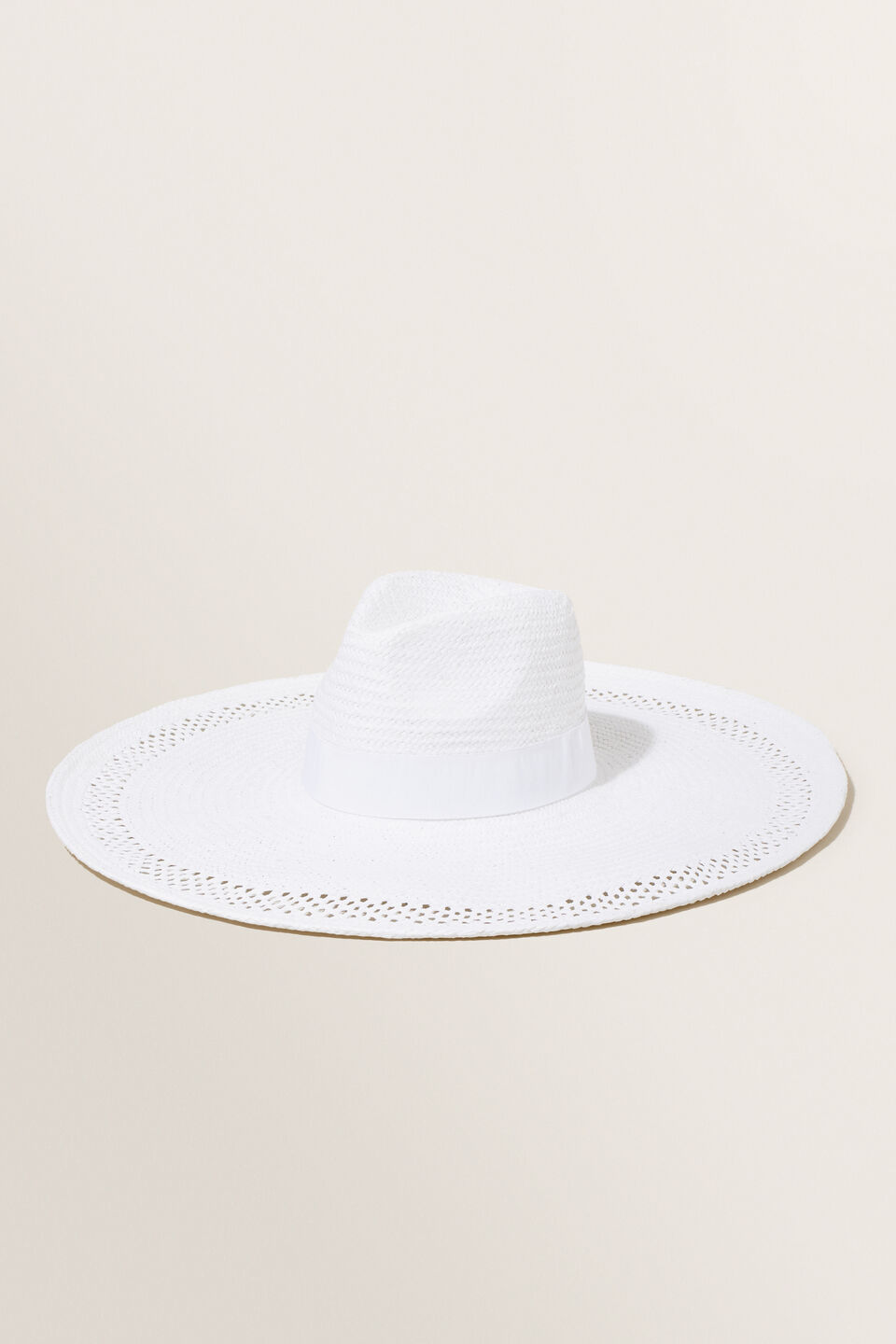 Straw Sun Hat  Cloud Cream