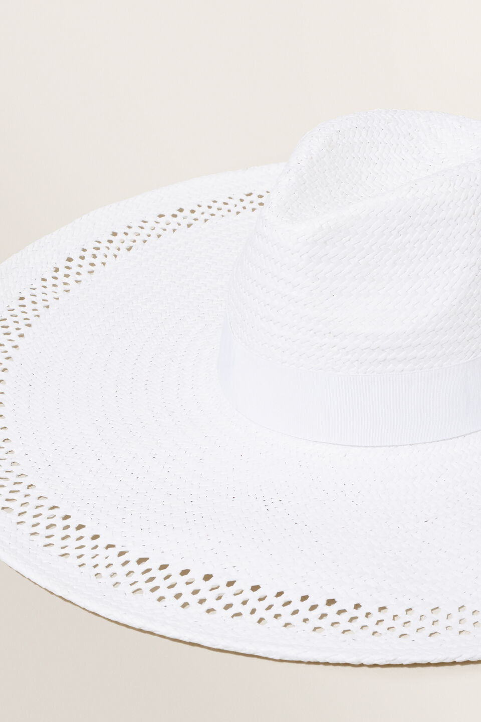 Straw Sun Hat  Cloud Cream
