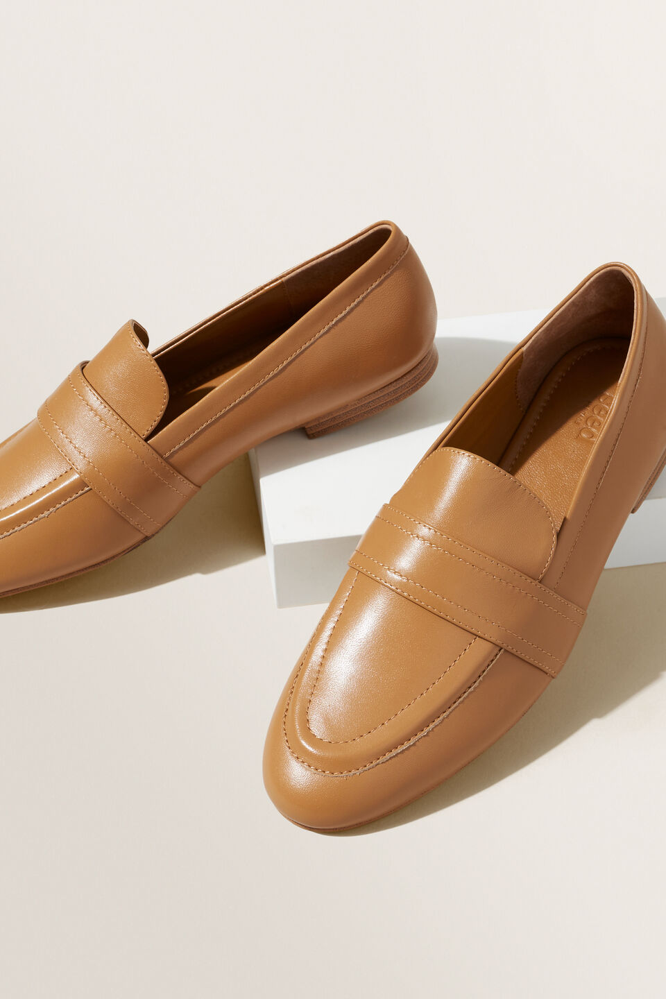 Louisa Loafer  Honey Tan