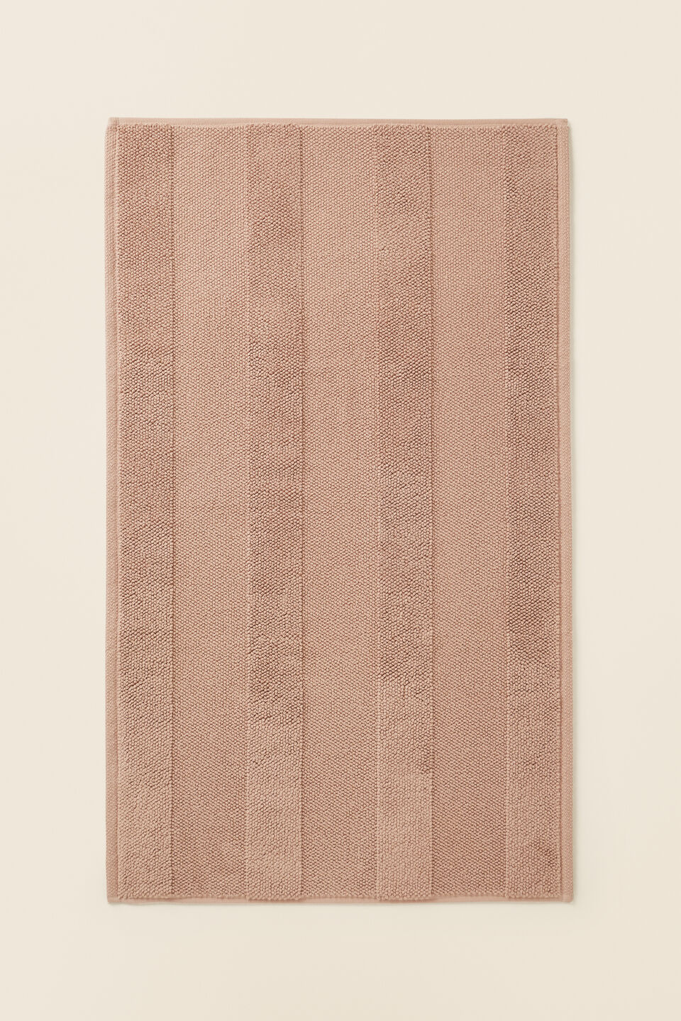 Textured Bath Mat  Chalk Pink