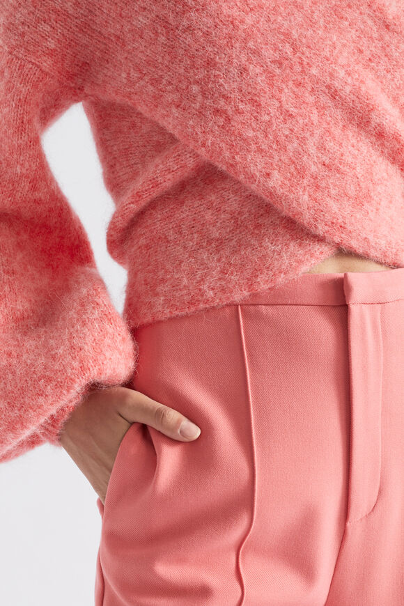 Wool Blend Wrap Sweater  Primrose Marle  hi-res