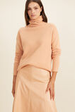 Merino Wool Roll Neck Sweater  Light Ginger  hi-res