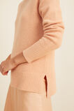 Merino Wool Roll Neck Sweater  Light Ginger  hi-res
