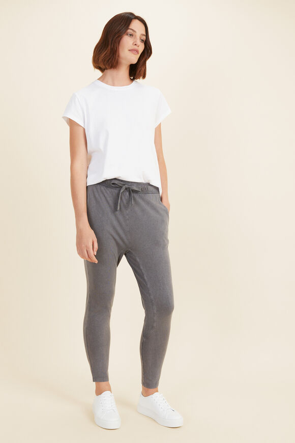 Core Cotton Jersey Trackpant  Coal Wash  hi-res