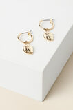 Fine Femme Hoop Earring  Gold  hi-res