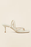 Monet Leather Heeled Sandal  French Vanilla  hi-res
