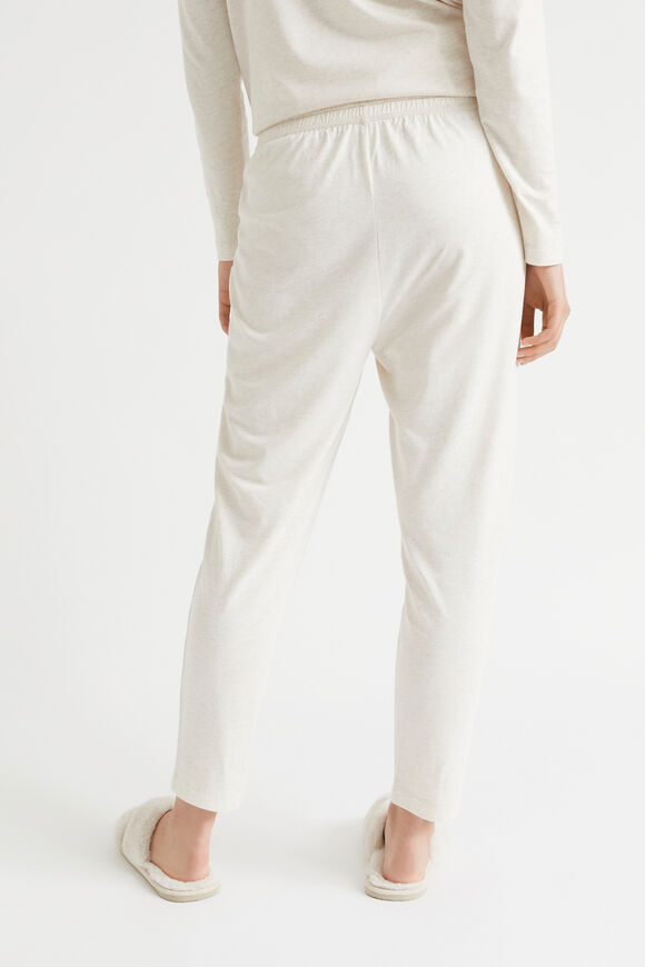 Jersey Pyjama Bottom  Oat Marle  hi-res