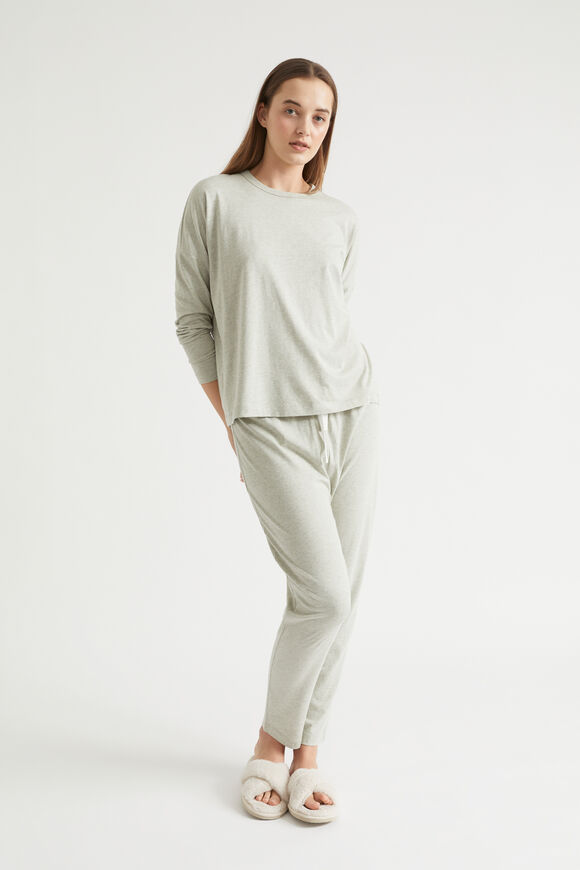 Jersey Pyjama Bottom  Sage  hi-res
