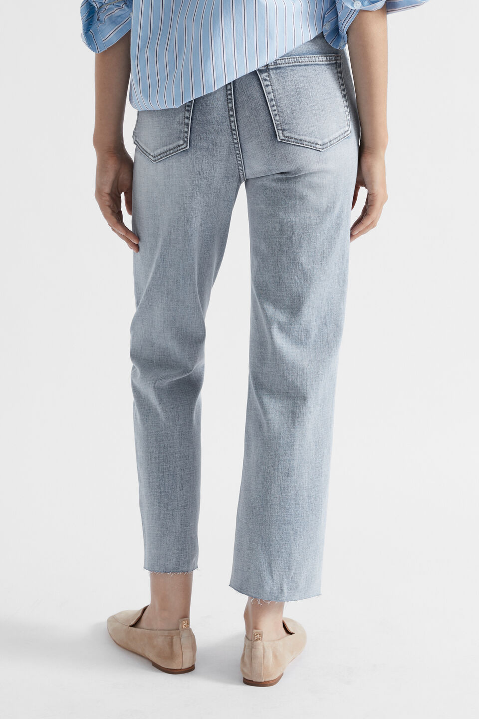 Core Straight Leg Jean  Light Sky Denim