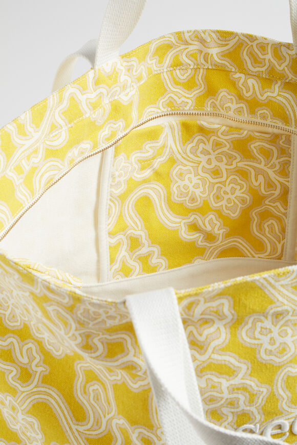 Seed Overnight Bag  Gold Amber Floral  hi-res