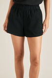 Elastic Waist Short  Black  hi-res
