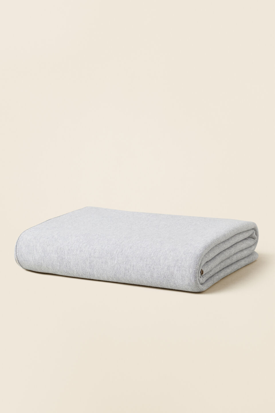 Cotton Marle Throw  Grey Marle