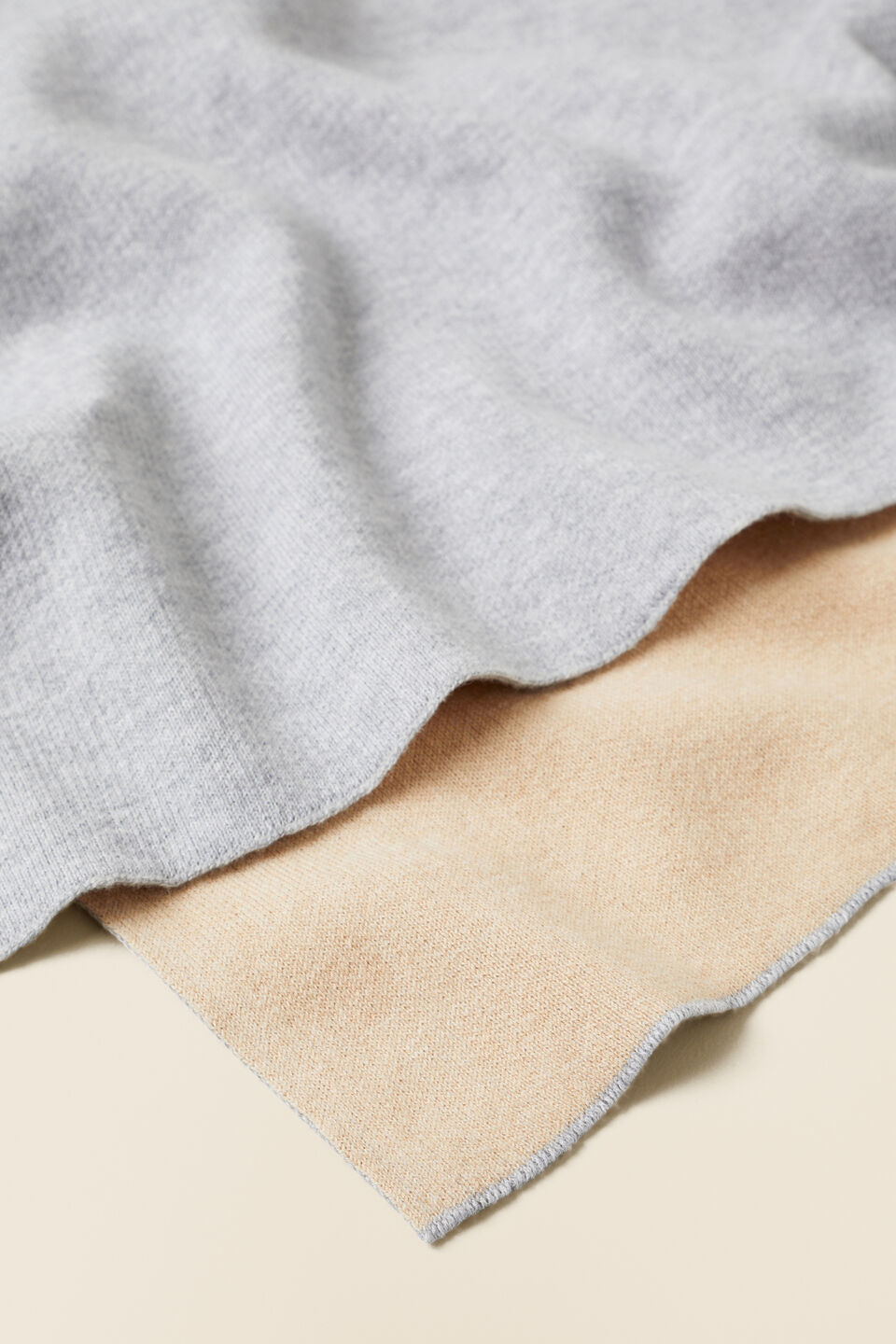 Cotton Marle Throw  Grey Marle