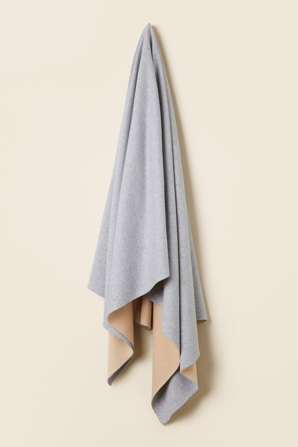 Cotton Marle Throw  Grey Marle