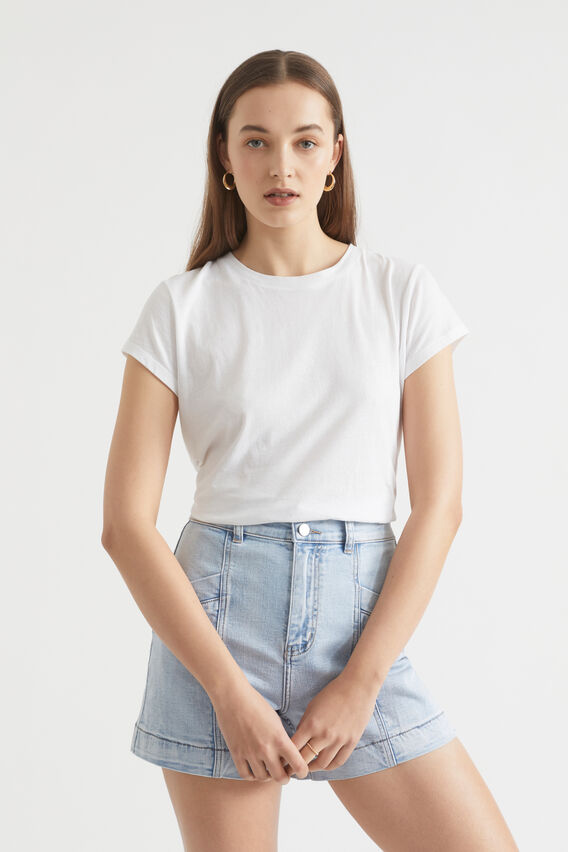 Core Neat Tee  Whisper White  hi-res
