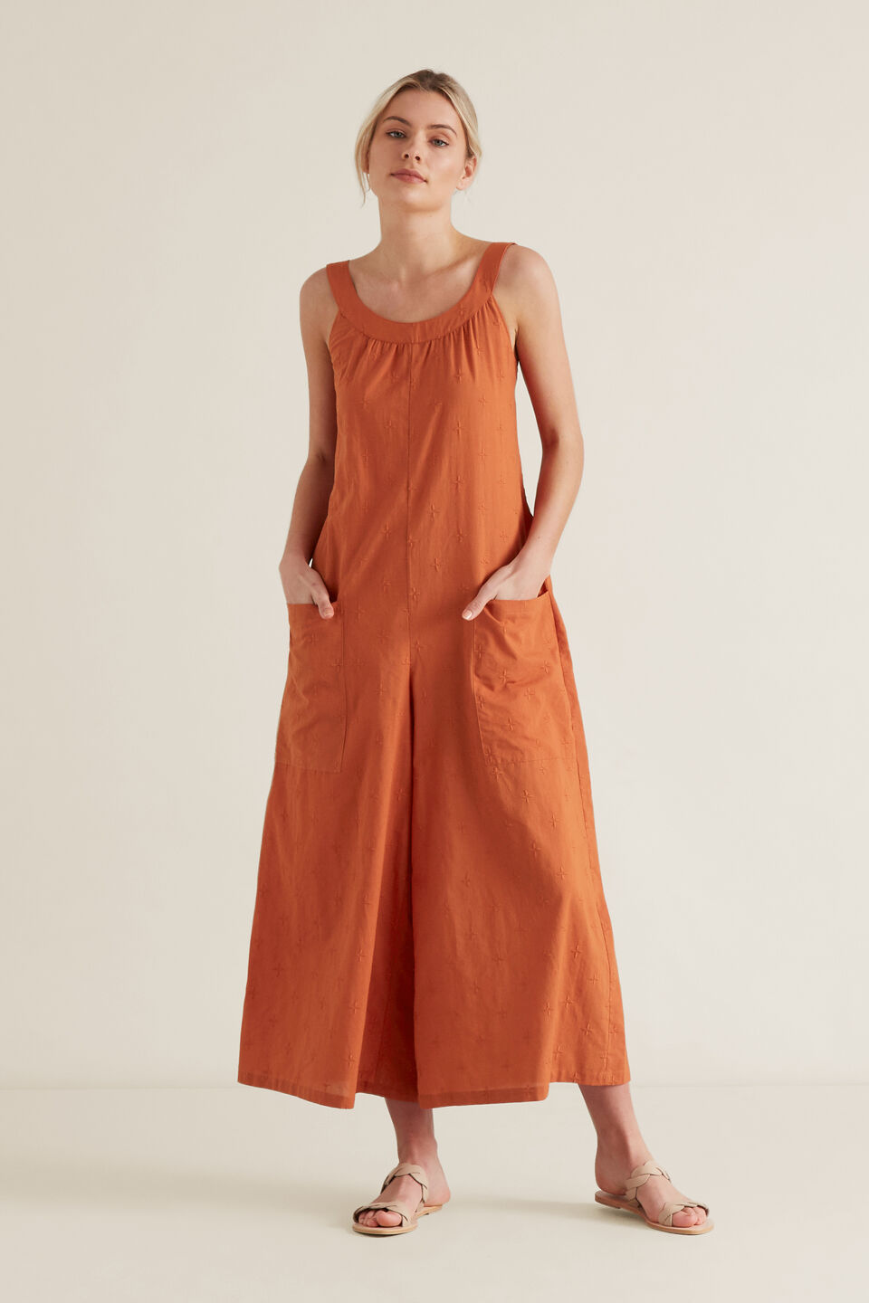 Embroidered Jumpsuit  