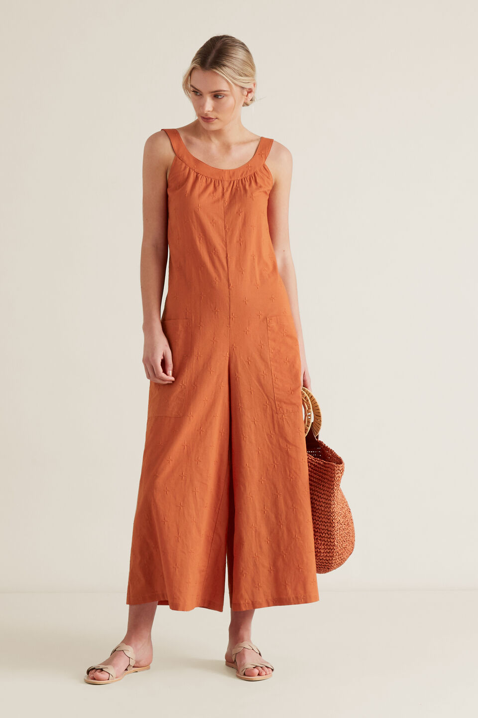 Embroidered Jumpsuit  