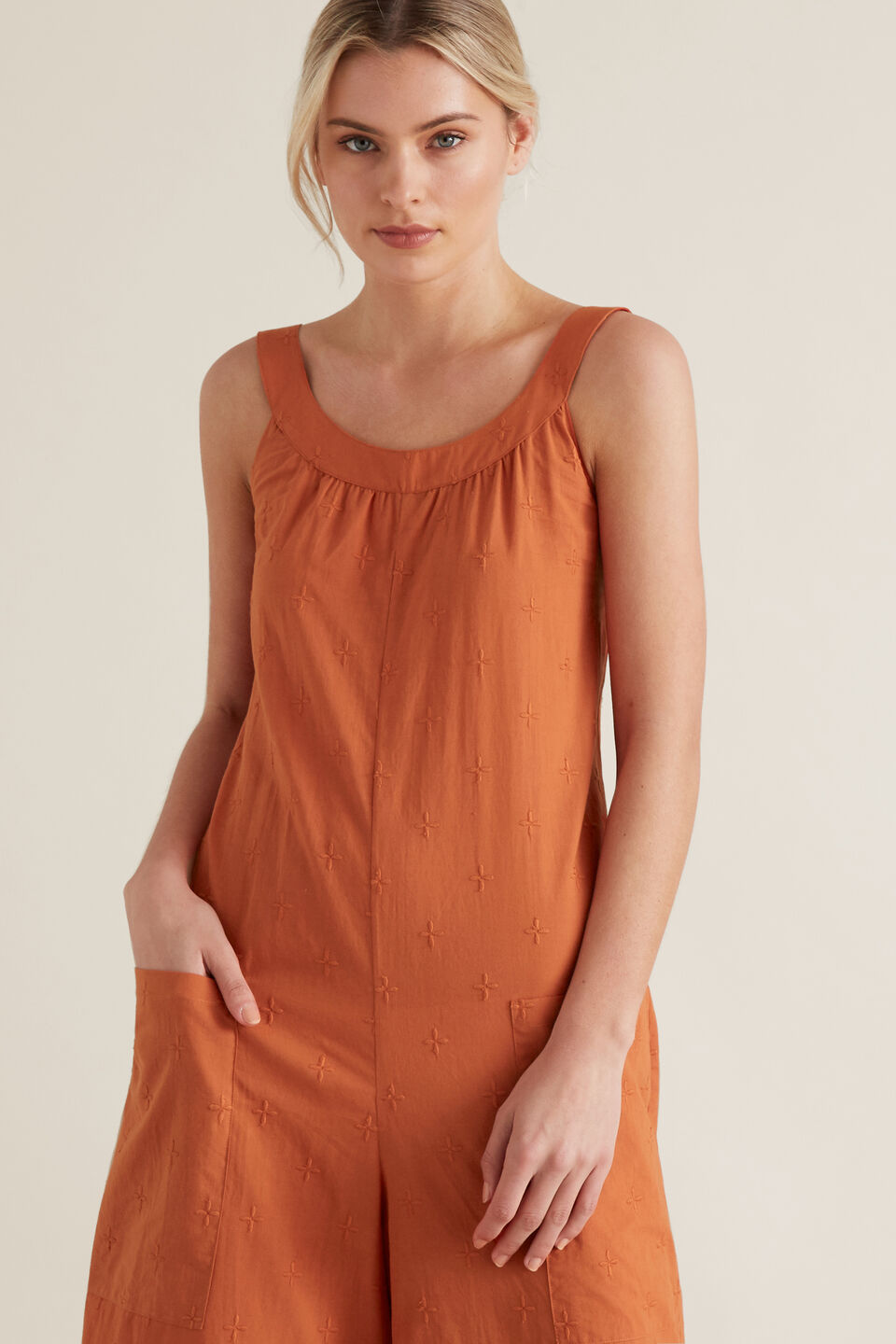 Embroidered Jumpsuit  