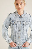 Oversized Sleeve Denim Jacket    hi-res