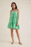 Self Check Mini Dress  Palm Green  hi-res