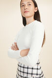 Core Rib Tee  Cream  hi-res