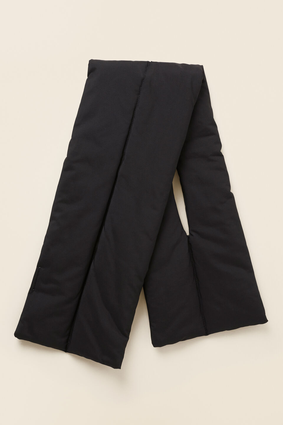 Quilted Scarf  Black