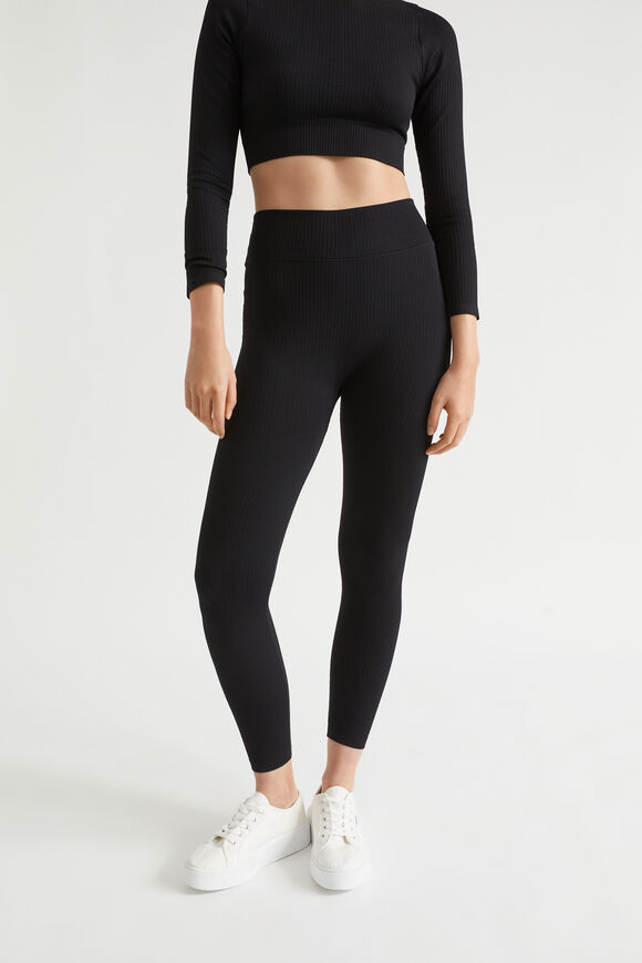 Seamless Legging  Black  hi-res