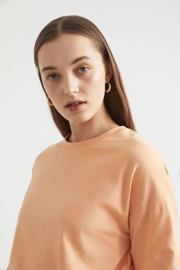 Core Boxy Tee  Peach Bloom  hi-res