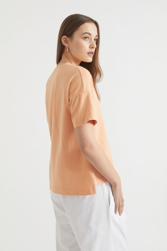 Core Boxy Tee  Peach Bloom  hi-res