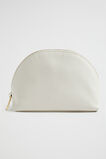 Leather Crescent Pouch  Cream  hi-res