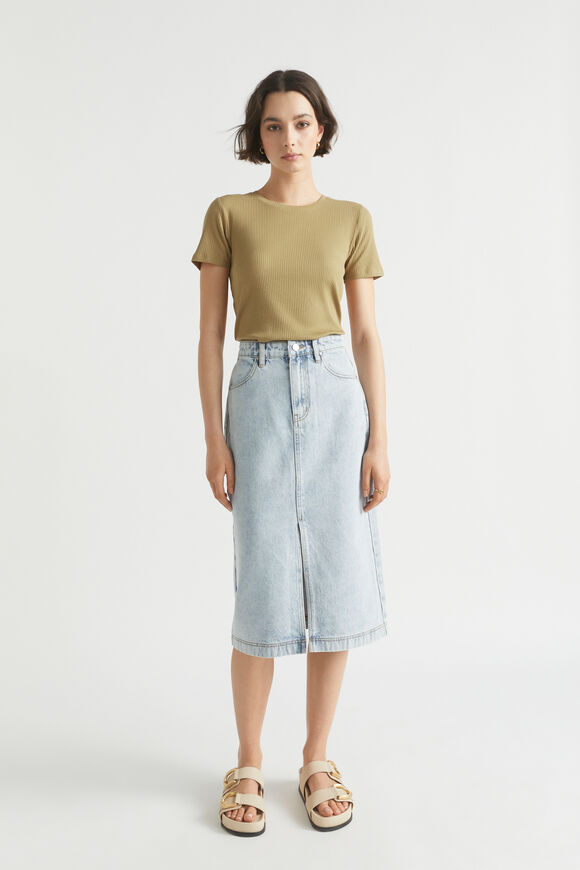 Core Rib Tee  Deep Bronze  hi-res