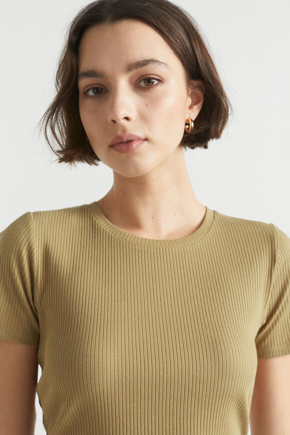 Core Rib Tee  Deep Bronze  hi-res