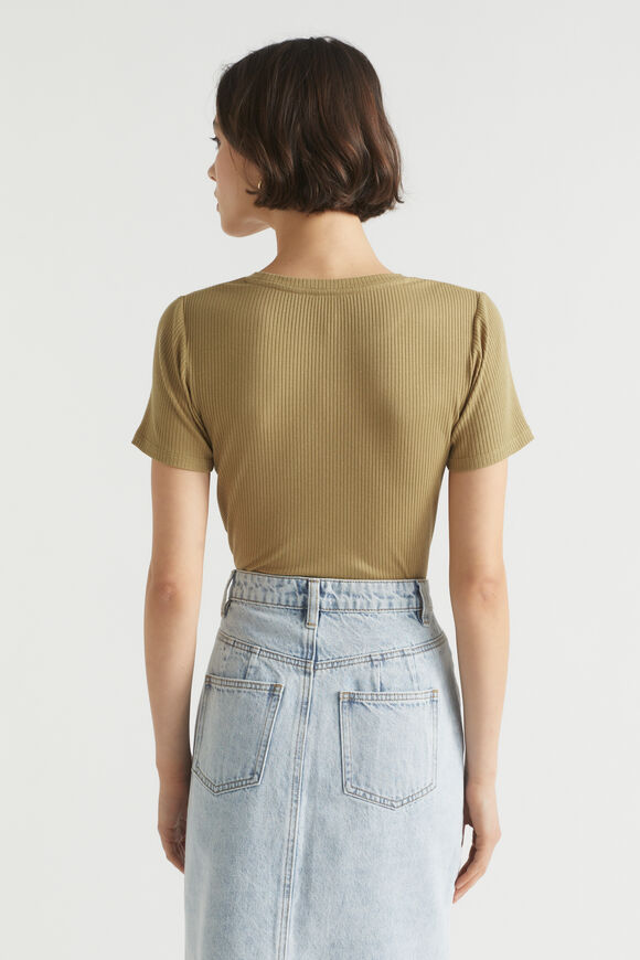 Core Rib Tee  Deep Bronze  hi-res