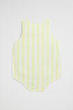 Stripe Pocket Romper  Canary Yellow  hi-res