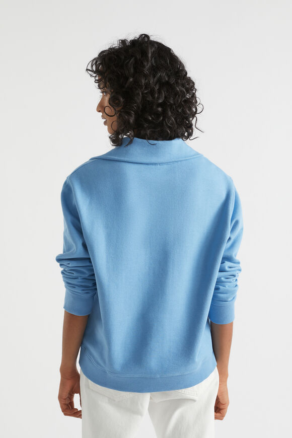Core Heritage Logo Sweat  Soft Cobalt  hi-res