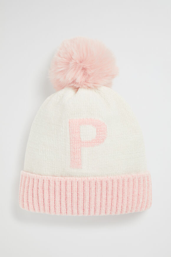 Initial Beanie  P  hi-res