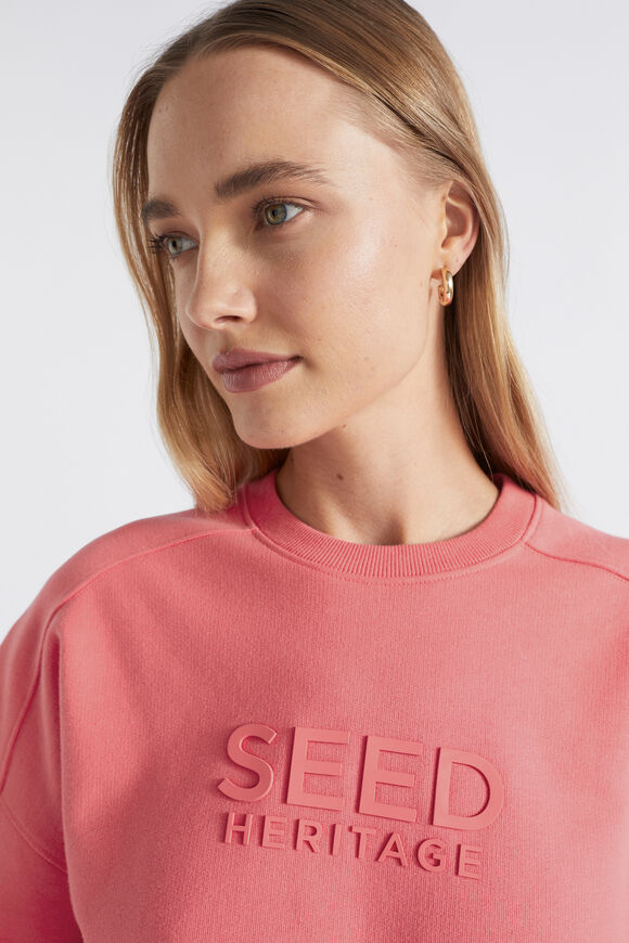 Heritage Logo Crew Sweat  Primrose  hi-res