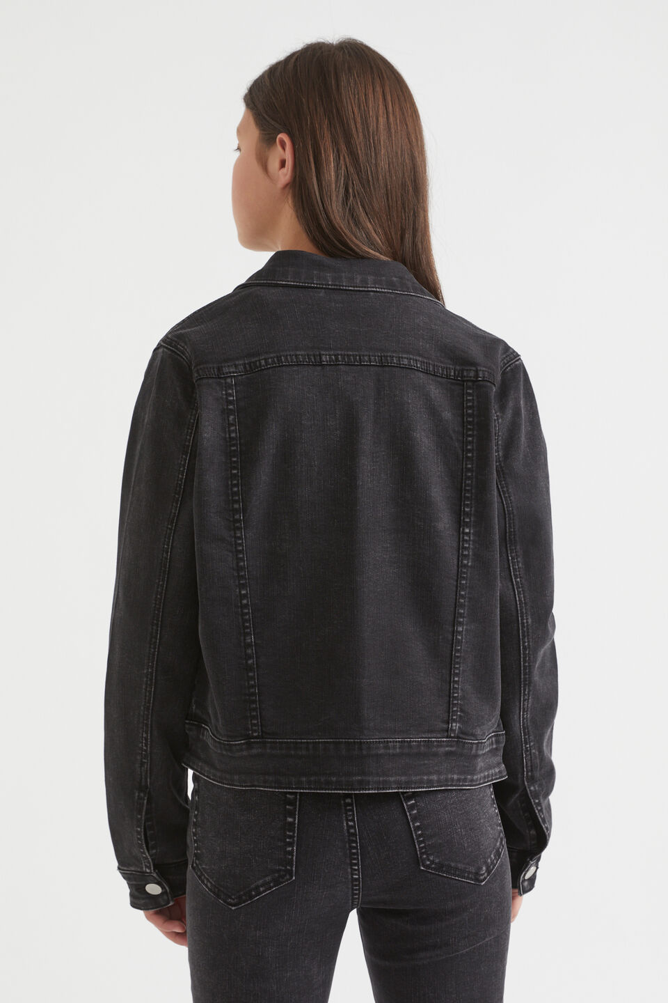 Denim Jacket  Washed Black