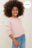 Mini Me Mohair Crew Neck Sweater  Ash Pink Marle  hi-res