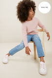 Mini Me Mohair Crew Neck Sweater  Ash Pink Marle  hi-res
