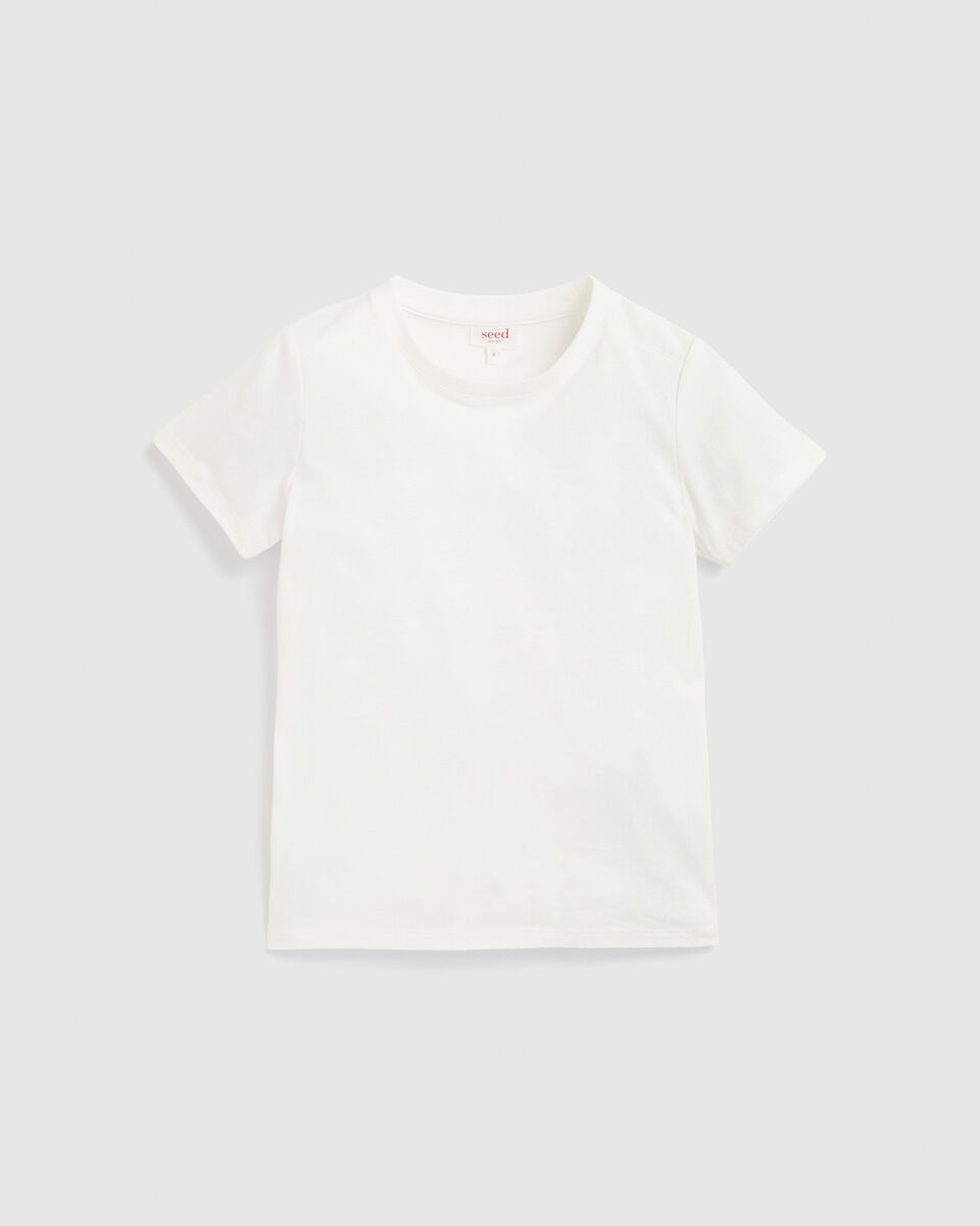 Core Basic Tee  Vintage White