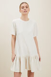 Jersey Tiered Dress  Cloud Cream Marle  hi-res
