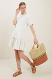 Jersey Tiered Dress  Cloud Cream Marle  hi-res