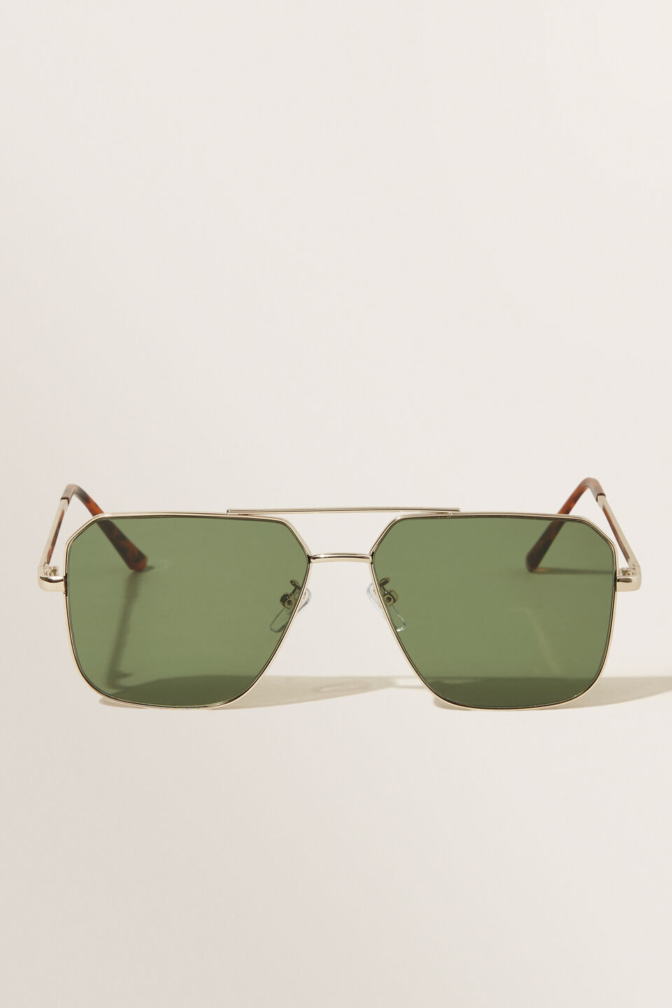 Roza Aviator Sunglasses  Gold